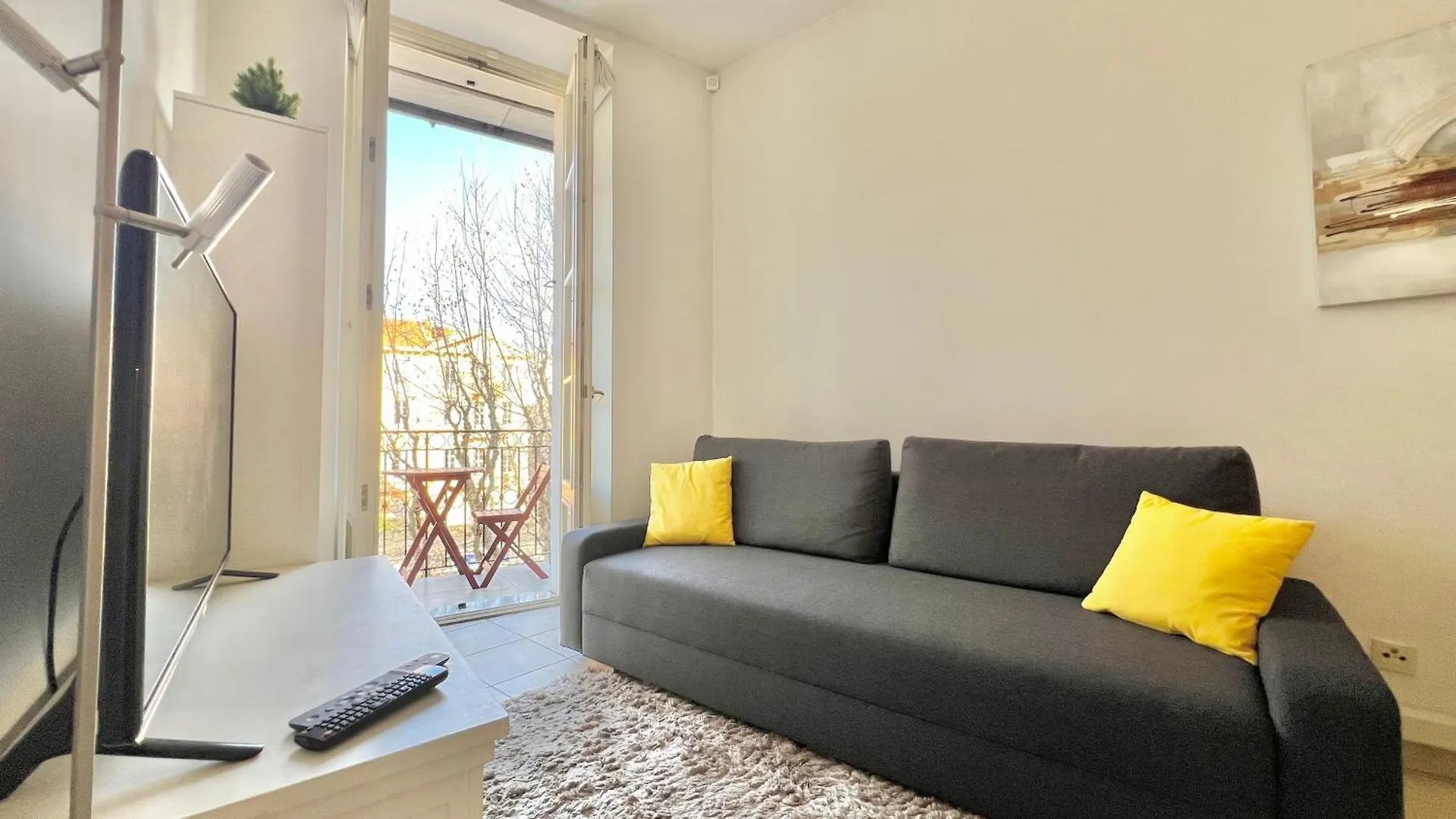 شقة Place Grimaldi, Close To Beach And Restaurants, With Balcony نيس
