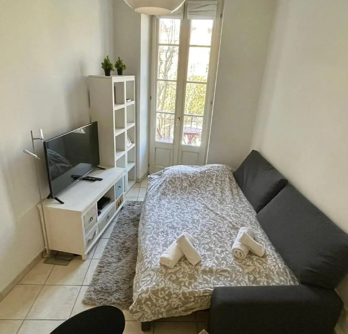 Place Grimaldi, Close To Beach And Restaurants, With Balcony Nice France